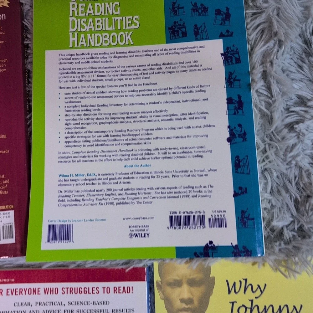 Lot Of 5 The Special Educator's Survival Guide Disabilities Behavioral‎ Dyslexia